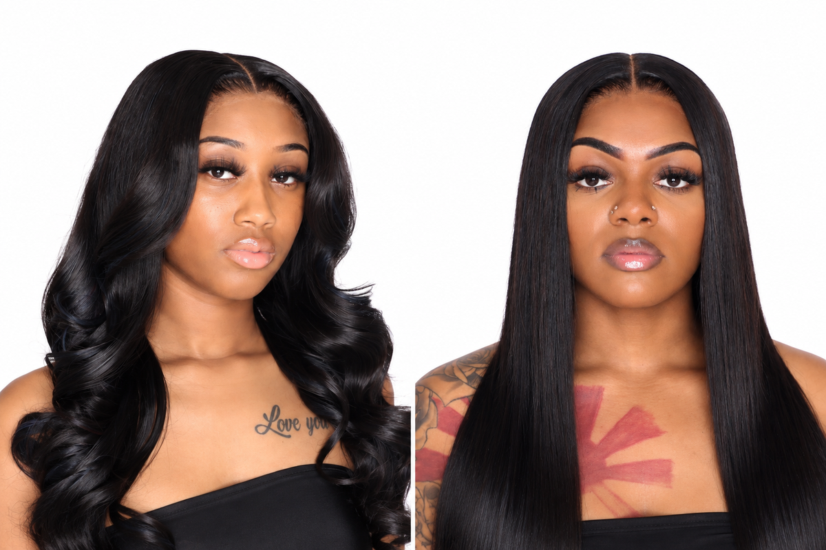 Natural Black HD Wig